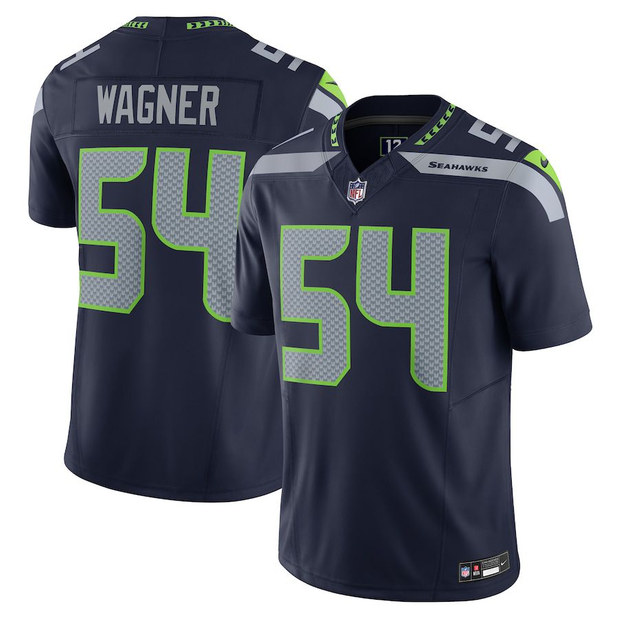 Men Seattle Seahawks 54 Bobby Wagner Nike College Navy Vapor F.U.S.E. Limited NFL Jersey